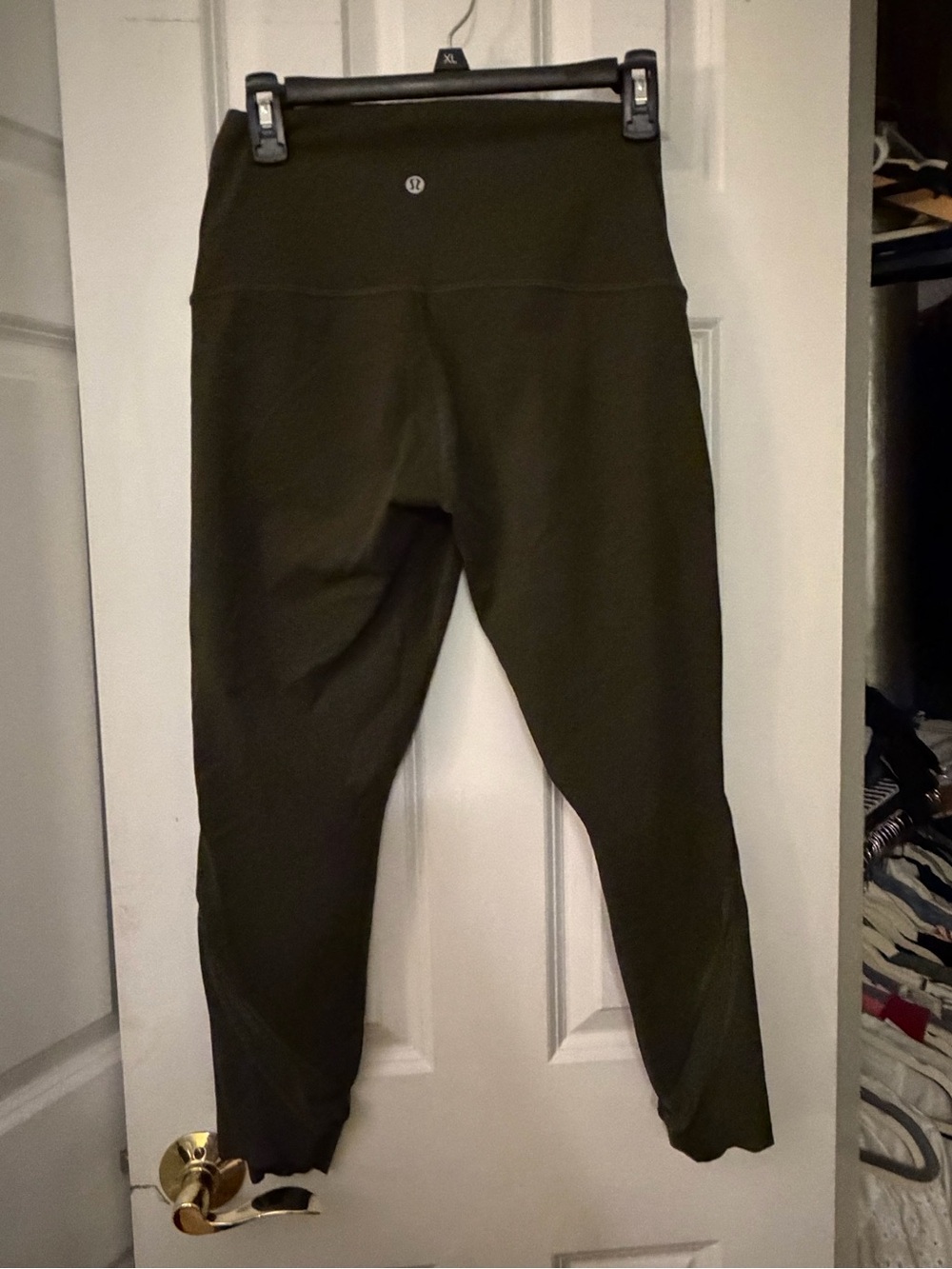 Lululemon High-Rise Olive Green Leggings size 10
